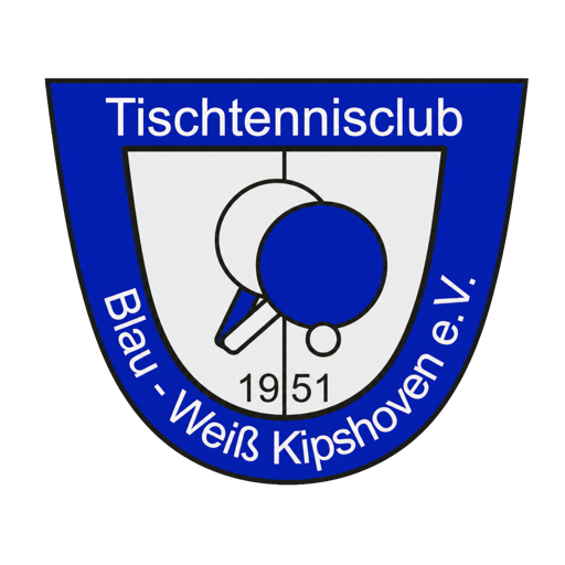 Wappen des TTC Blau-Weiß Kipshoven